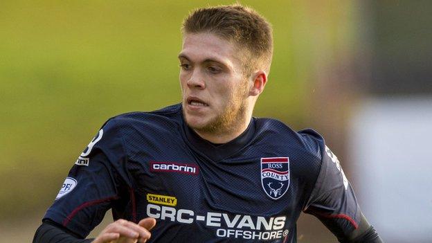 Ross County defender Marcus Fraser