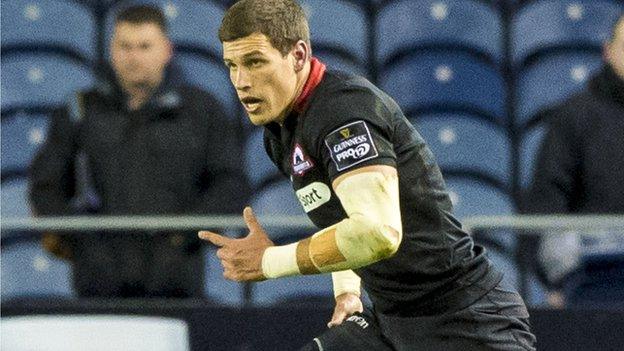 Edinburgh scrum-half Grayson Hart