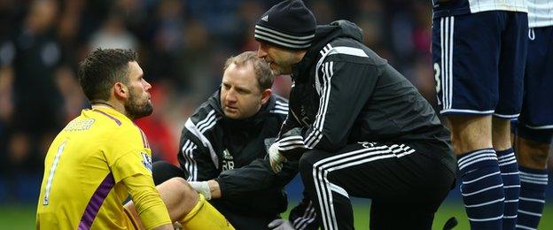 West Brom goalkeeper Ben Foster