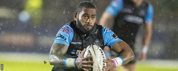 Glasgow scrum-half Niko Matawalu