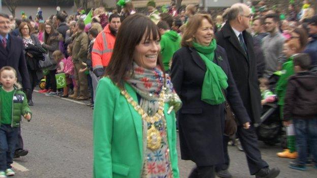 The lord mayor of Belfast, Nichola Mallon