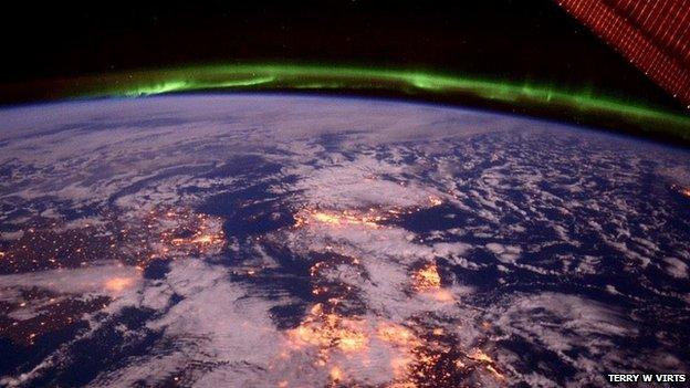 Image taken by Nasa astronaut Terry W Virts