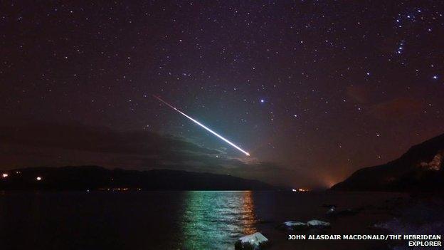 Meteor from Loch Ness