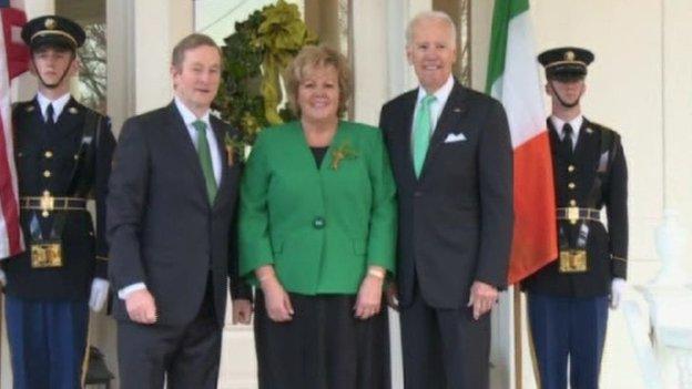 Mr Kenny and his wife held a breakfast meeting at Mr Biden's home