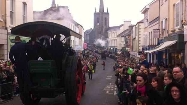 It was full steam ahead in Enniskillen, County Fermanagh