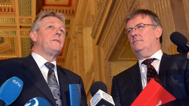 Peter Robinson and Mike Nesbitt