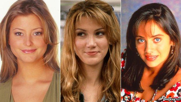 Holly Valance, Delta Goodrem and Natalie Imbruglia