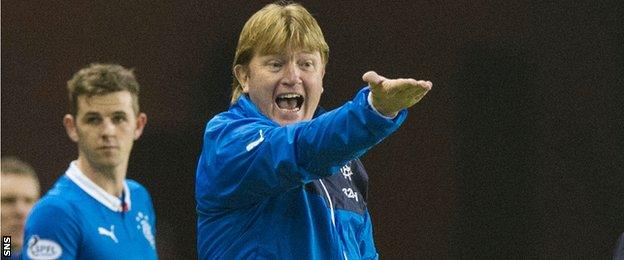 Rangers manager Stuart McCall