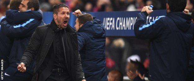 Diego Simeone of Atletico Madrid