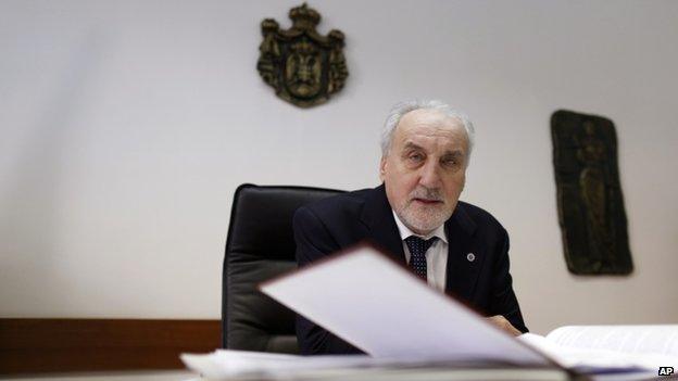 Serbia's war crimes prosecutor Vladimir Vukcevic (18 March 2015)