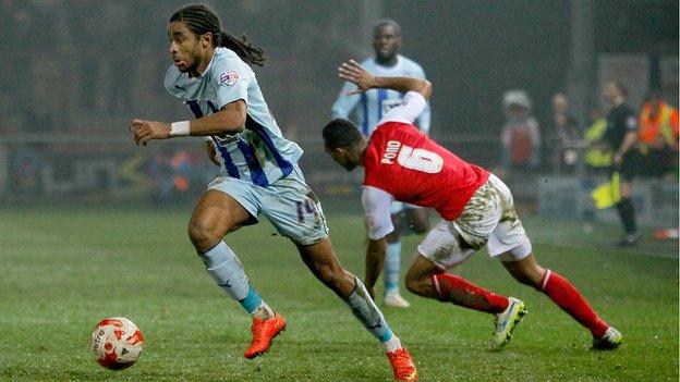 Loan man Dominic Samuel' scored his fifth goal in 10 games for Coventry City in the 2-0 win at Fleetwood