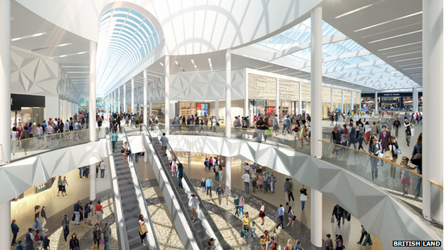 Meadowhall centre illustration