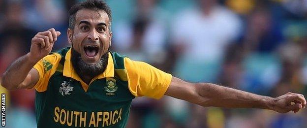 South Africa bowler Imran Tahir