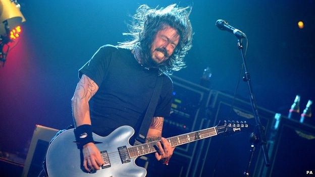 Dave Grohl from Foo Fighters