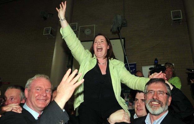 Sinn Féin MP Michelle Gildernew held on to her Fermanagh and South Tyrone seat in 2010 by a margin of four votes