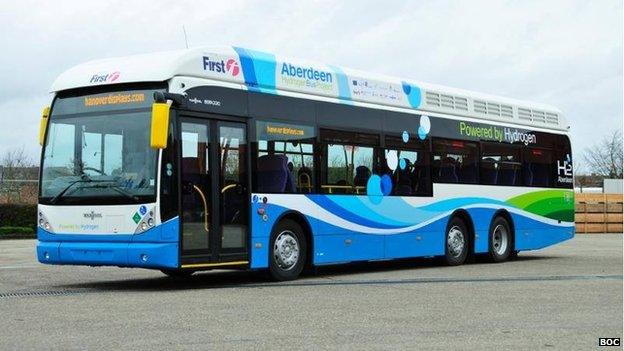 Hydrogen bus