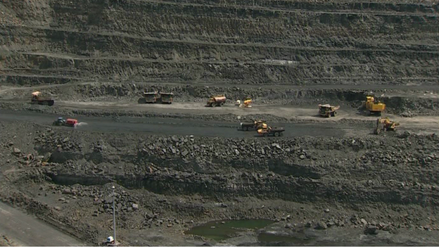 Opencast mine