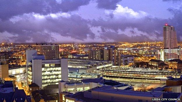 Leeds skyline