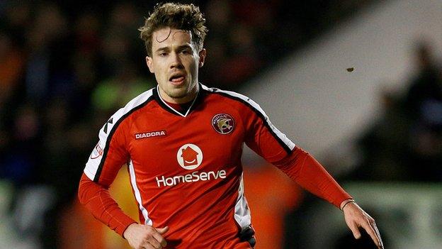 Walsall striker Tom Bradshaw