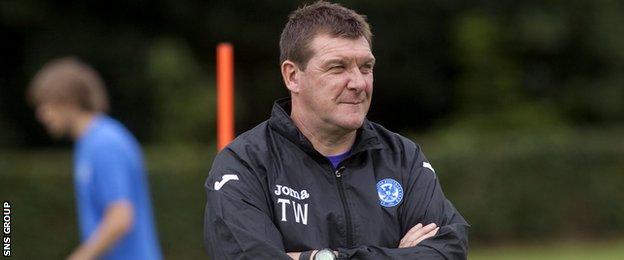 St Johnstone manager Tommy Wright