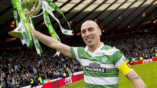 Celtic captain Scott Brown