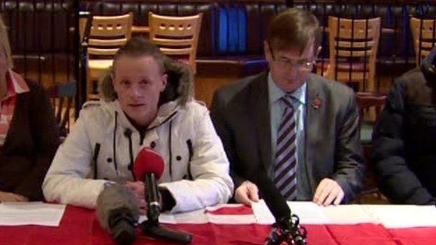 Jamie Bryson and Willie Frazer