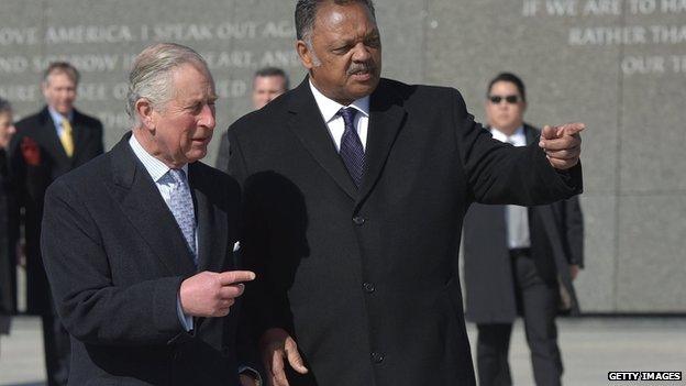 Prince Charles and Rev Jesse Jackson