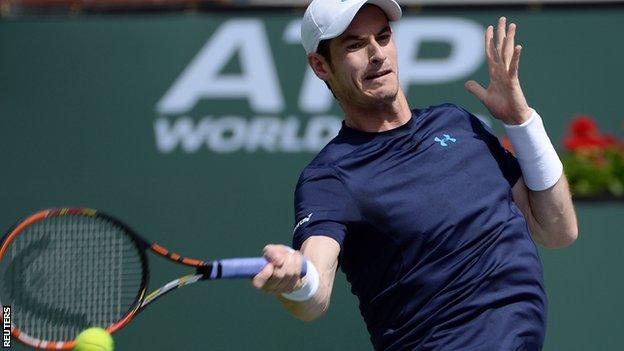 Andy Murray at Indian Wells