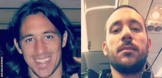 The different styles of Jonas Gutierrez