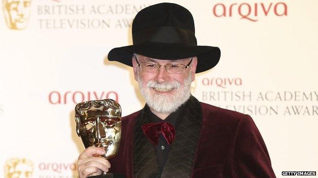 Sir Terry Pratchett, pictured in 2012