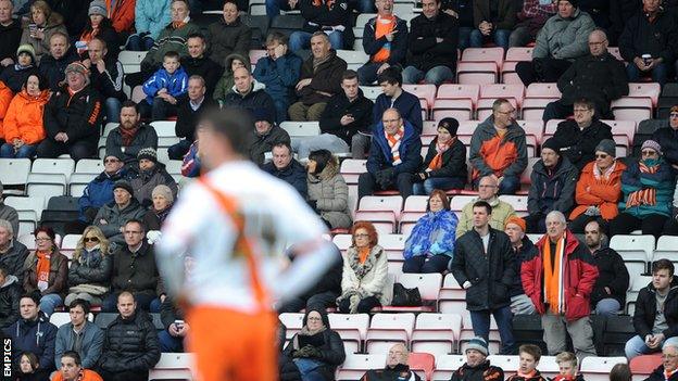 Blackpool fans