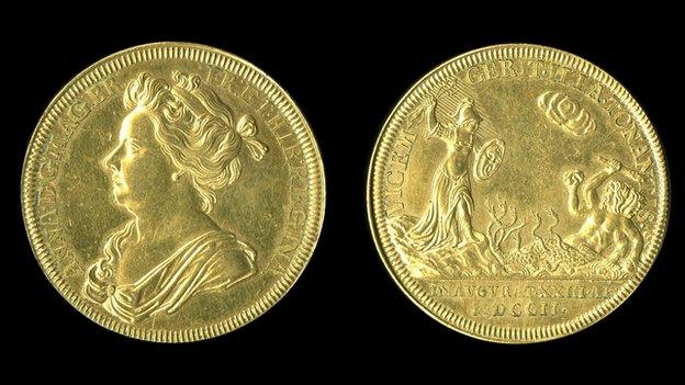 Queen Anne coronation medals