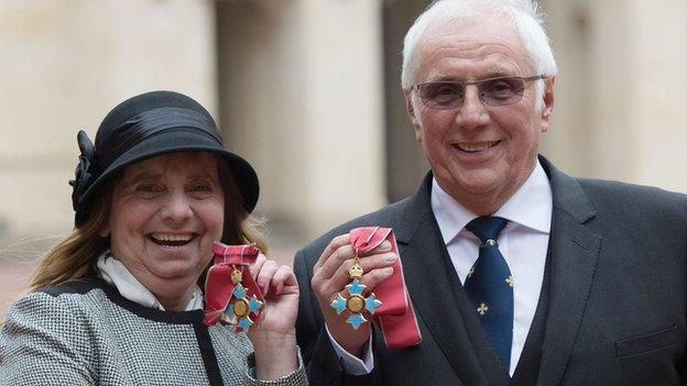 Margaret Aspinall and Trevor Hicks