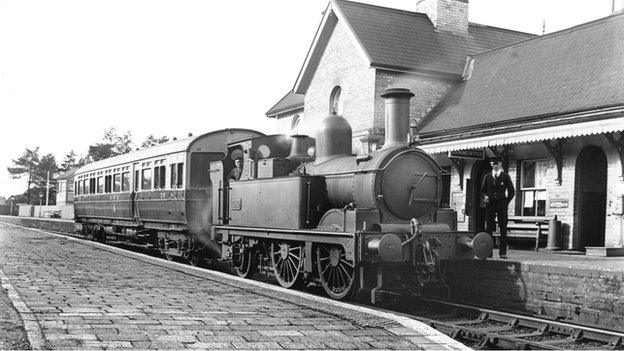 Arley Station, about 1932 (image: Kidderminster Railway Museum Archive)