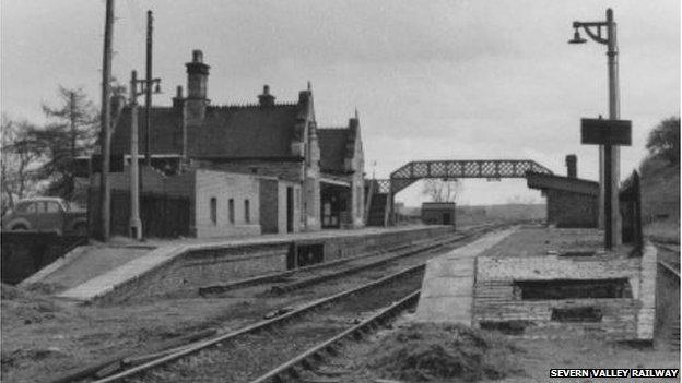 Bridgnorth Station in 1966