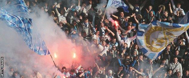 Zenit St Petersburg fans