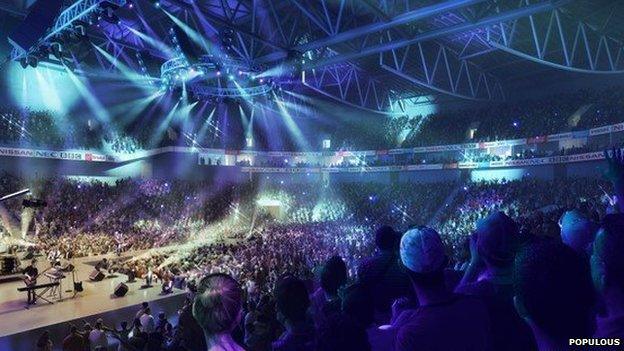 Winning design for Bristol Arena