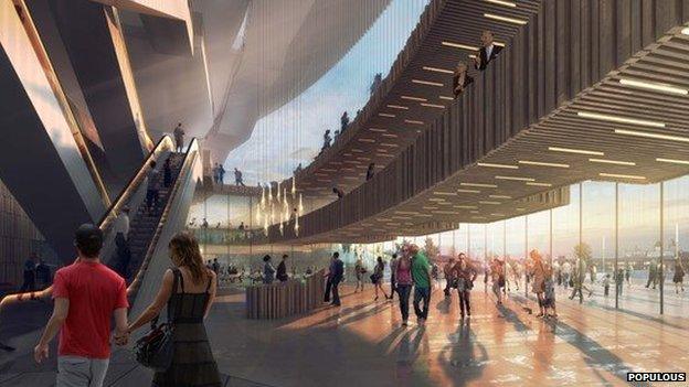 Winning design for Bristol Arena