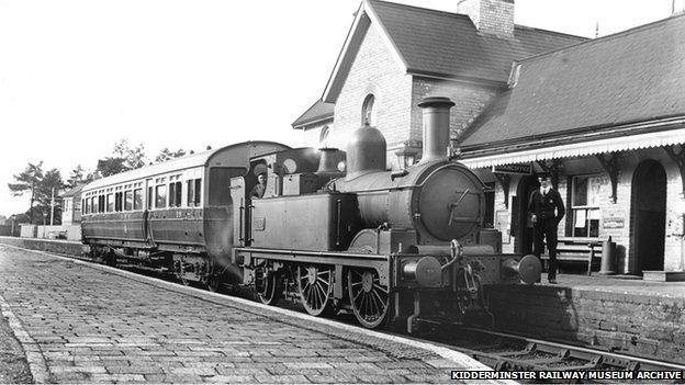 Arley Station, about 1932 (image: Kidderminster Railway Museum Archive)