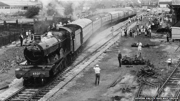 The train at Kidderminster