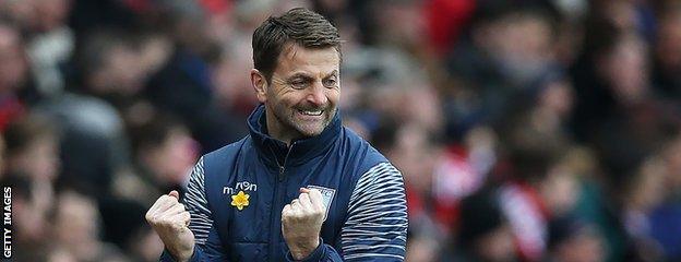 Aston Villa manager Tim Sherwood