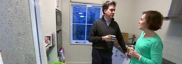 Ed and Justine Miliband