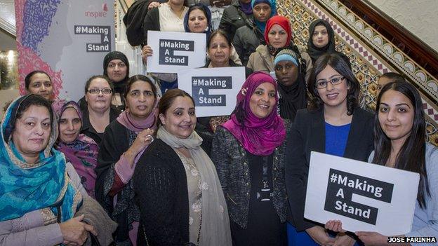 Women attending a previous #MakingAStand conference