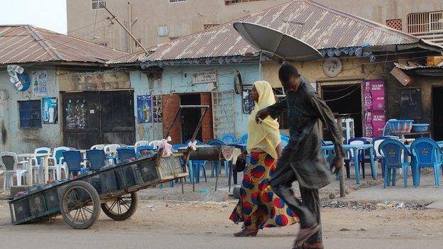 A bar in Sabon Gari, Kano, Nigeria