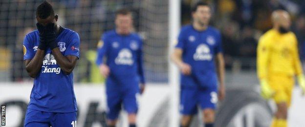 Everton frustrated