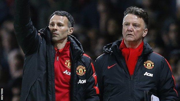 Louis van Gaal (right) and Ryan Giggs