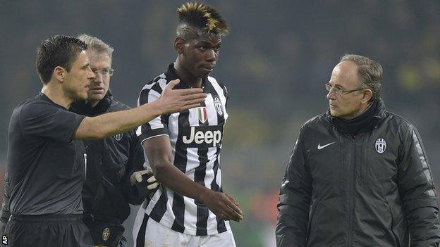 Juventus midfielder Paul Pogba