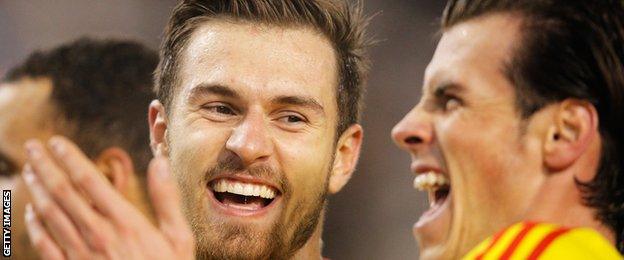 Aaron Ramsey and Gareth Bale