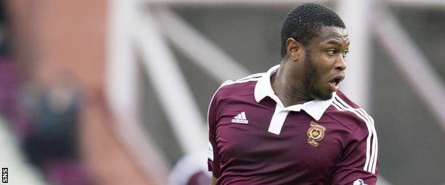 Hearts striker Genero Zeefuik