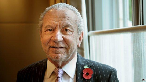 Lord Sugar "tried to return fuel payment"